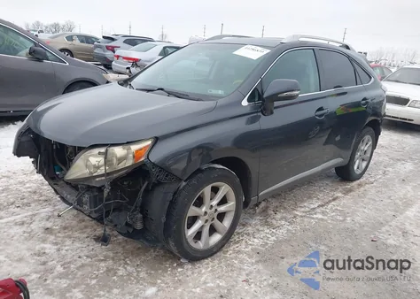 2010 Lexus Rx 350 z USA, uszkodzony, nr VIN 2T2BK1BA3AC009860